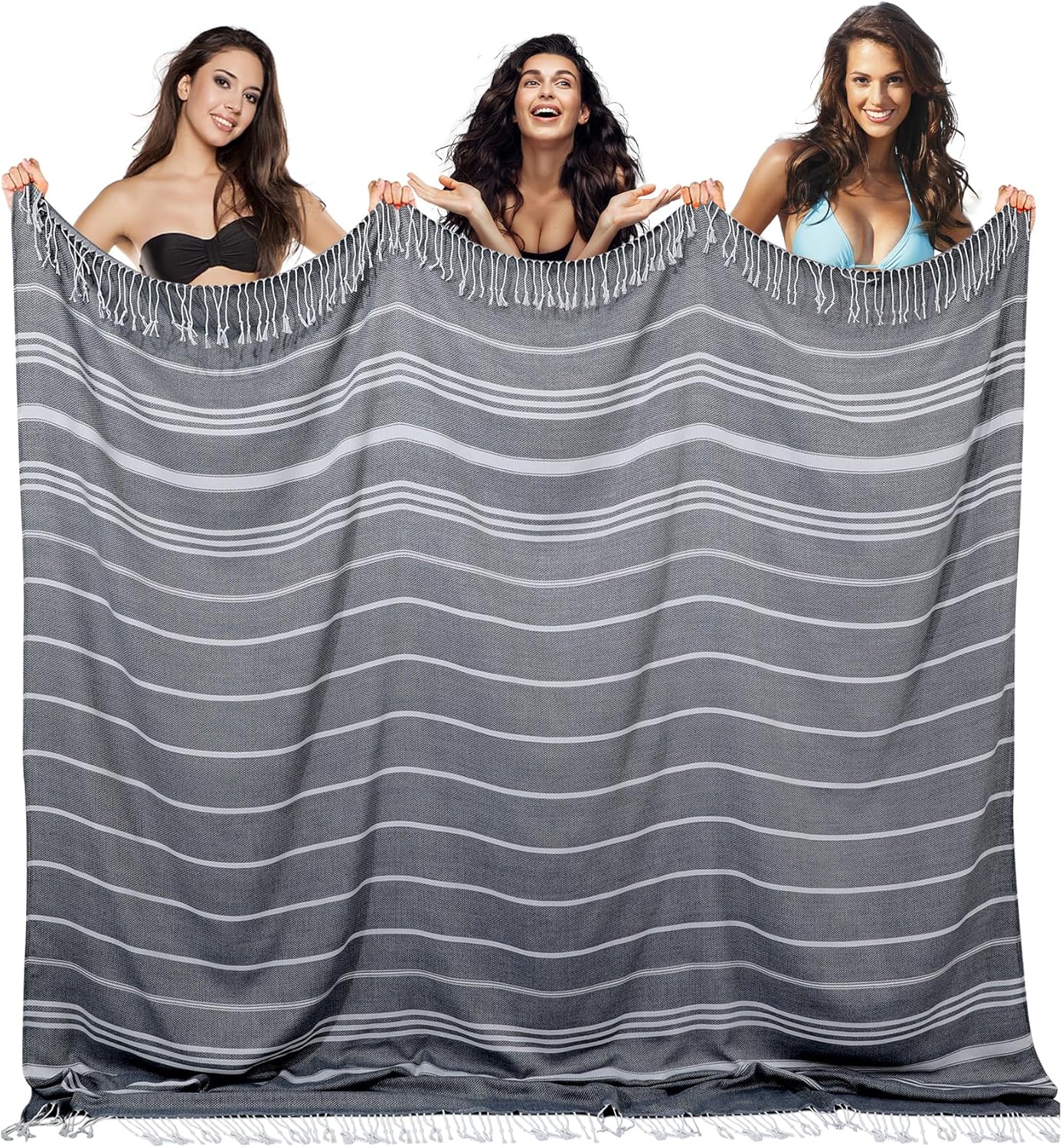 Giant Huge Thin Boho Throw Blanket Turkish Beach Blanket Towel Jumbo Extra Large XL XXL Big Oversized Outdoor Picnic Accessories Airplane Travel Essentials Camping Gears Must Haves Yard Yoga Mat Black Giant Huge Thin Boho Throw Blanket Turkish Beach Blanket Towel Jumbo Extra Large XL XXL Big Oversized Outdoor Picnic Accessories Airplane Travel Essentials Camping Gears Must Haves Yard Yoga Mat Black