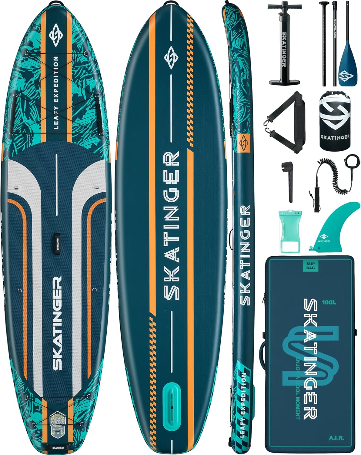 11’6×35″ Super Wide Inflatable Stand Up Paddle Board, Ultra Stable Wide SUP for 2+1 People/Family/Big Size w/Shoulder Strap, 100L Backpack, All-Round Sup Board, US Fin 11’6×35″ Super Wide Inflatable Stand Up Paddle Board, Ultra Stable Wide SUP for 2+1 People/Family/Big Size w/Shoulder Strap, 100L Backpack, All-Round Sup Board, US Fin