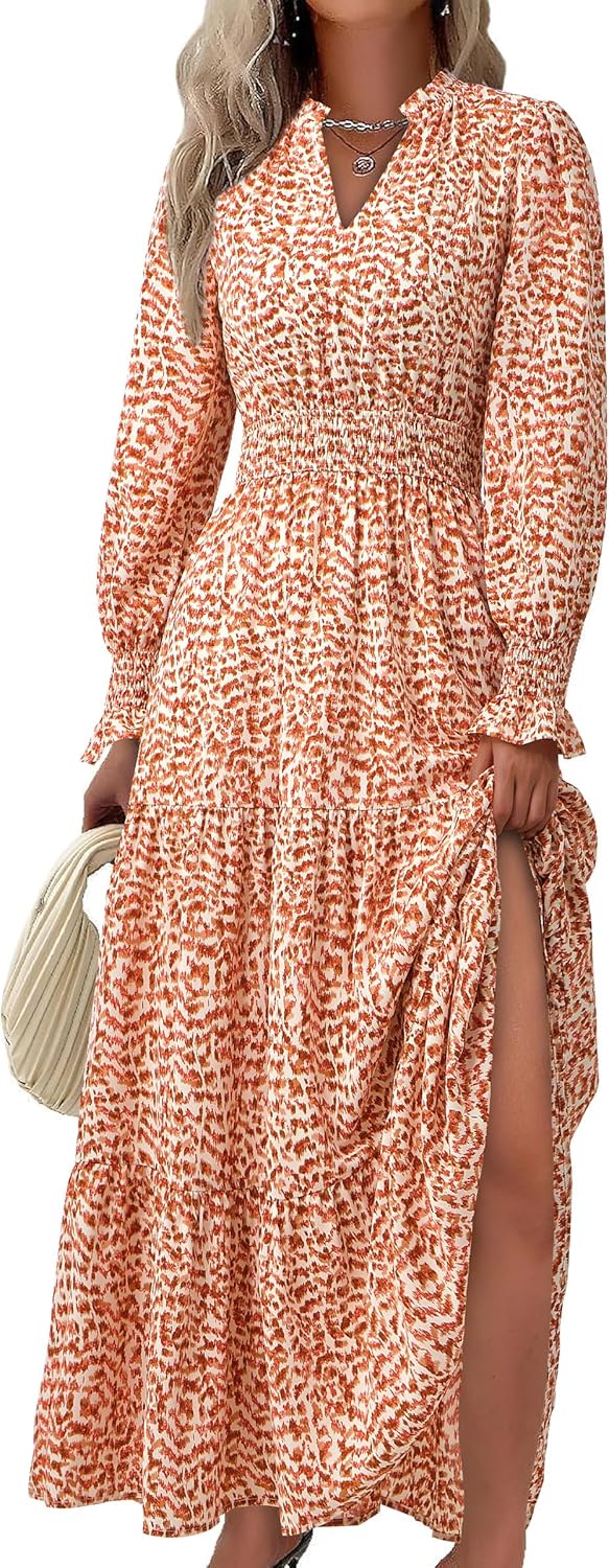 PRETTYGARDEN Women’s Floral Maxi Dress 2025 Spring Long Sleeve V Neck Casual A Line Long Flowy Boho Party Dresses PRETTYGARDEN Women’s Floral Maxi Dress 2025 Spring Long Sleeve V Neck Casual A Line Long Flowy Boho Party Dresses
