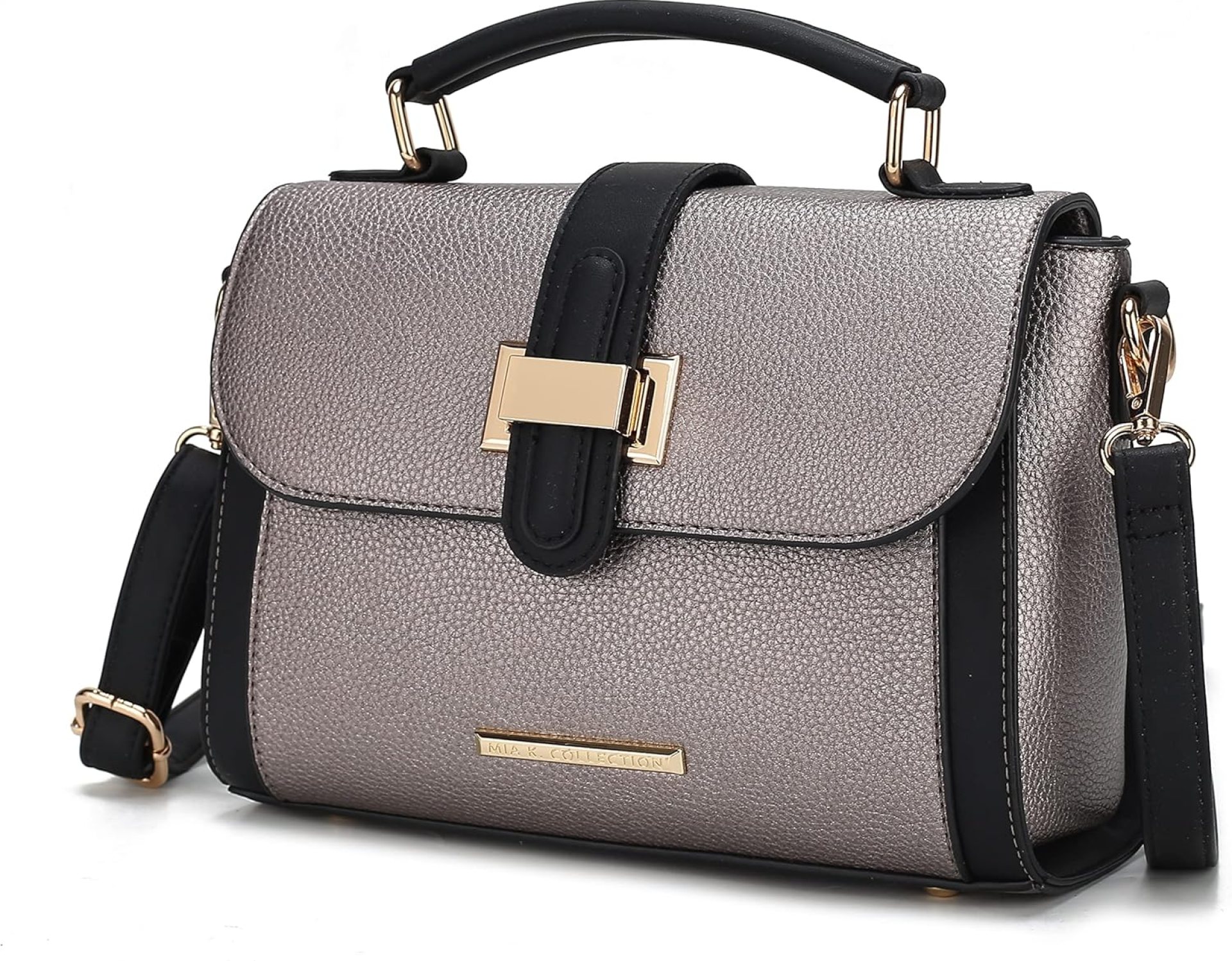 MKF Collection Satchel for Women – Vegan Leather Shoulder Bag With Top Handle, Crossbody Handbag Purse By Mia K MKF Collection Satchel for Women – Vegan Leather Shoulder Bag With Top Handle, Crossbody Handbag Purse By Mia K