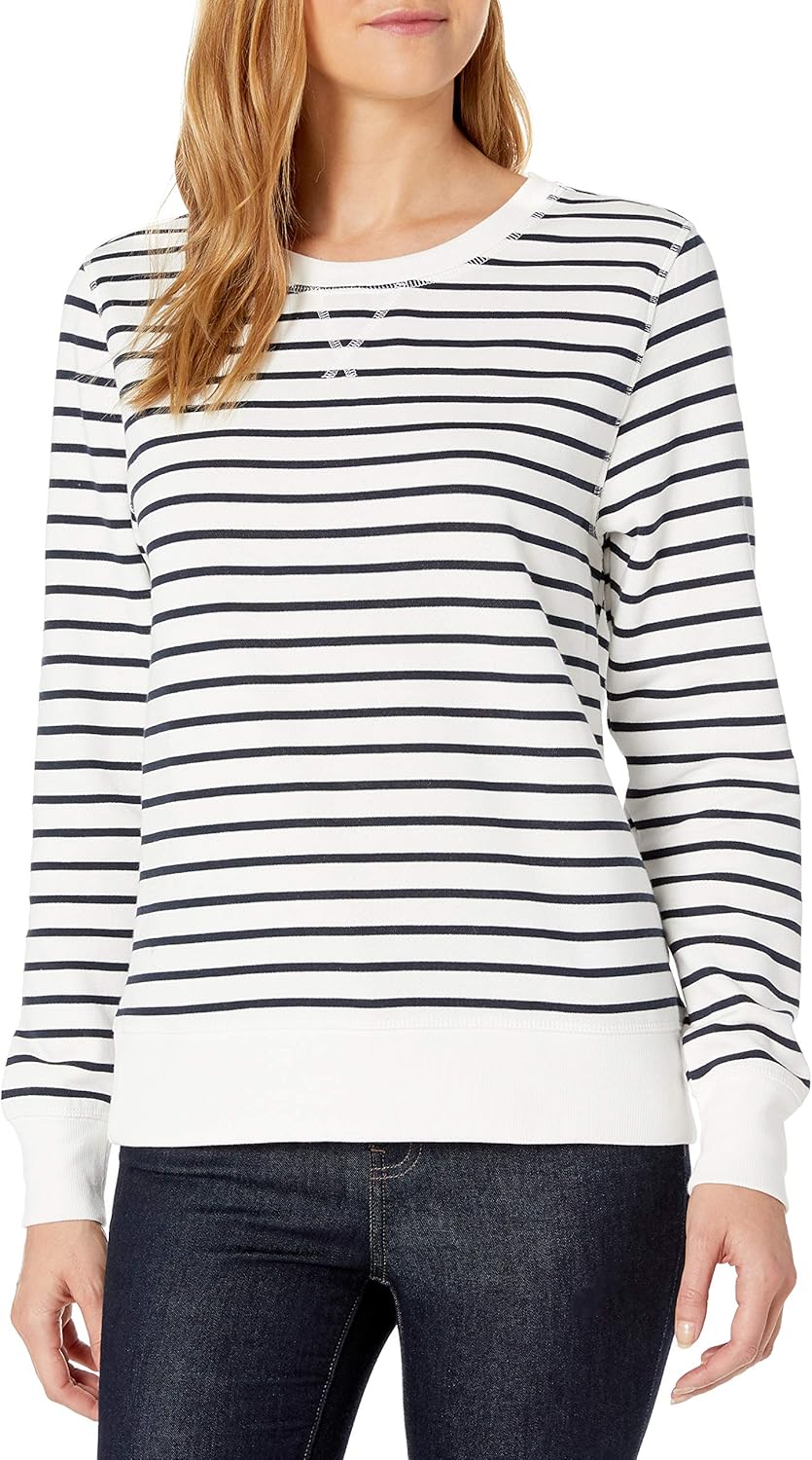 Amazon Essentials Women’s Fleece Crewneck Sweatshirt (Available in Plus Size) Amazon Essentials Women’s Fleece Crewneck Sweatshirt (Available in Plus Size)