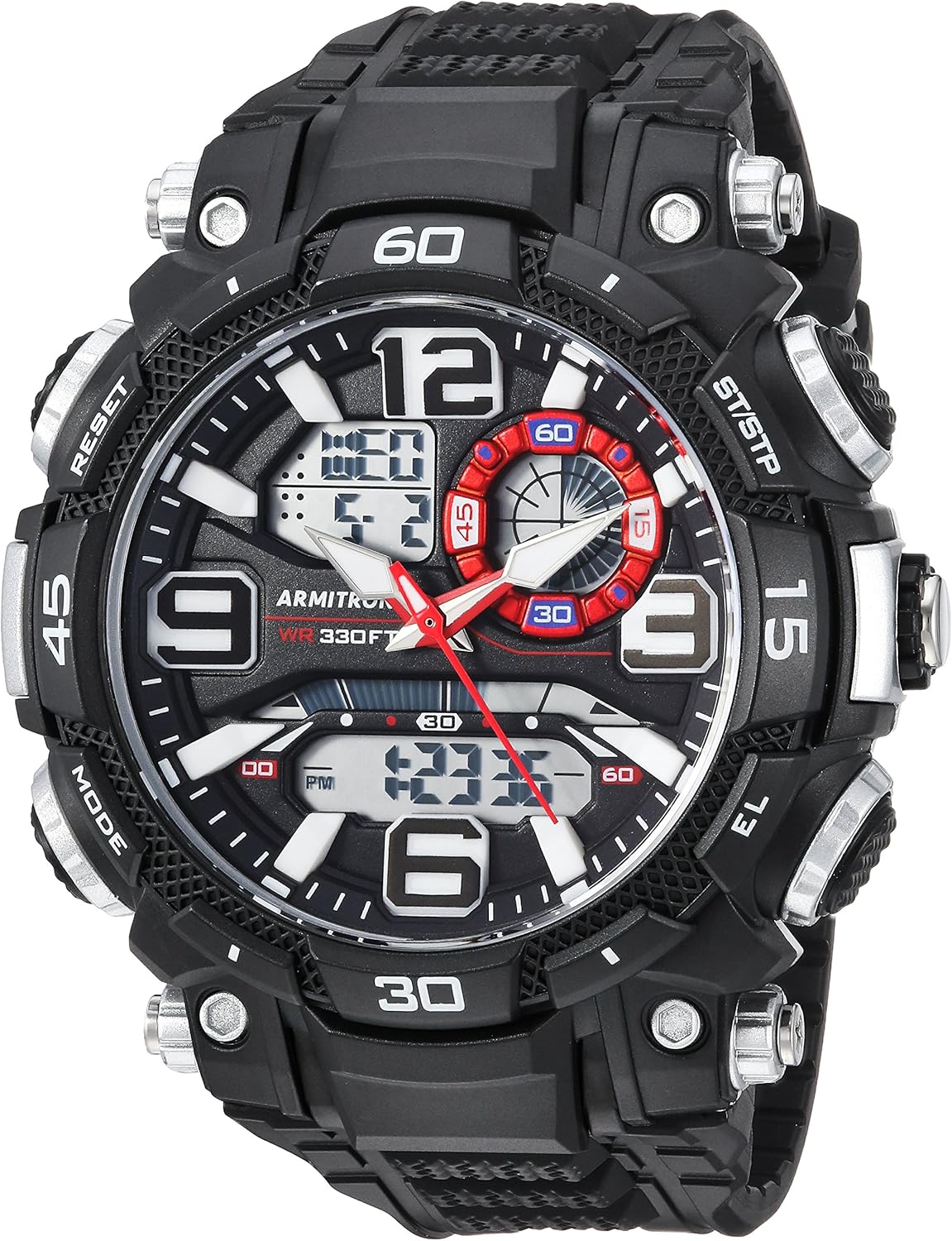 Armitron Sport Men’s Analog-Digital Chronograph Resin Strap Watch Armitron Sport Men’s Analog-Digital Chronograph Resin Strap Watch