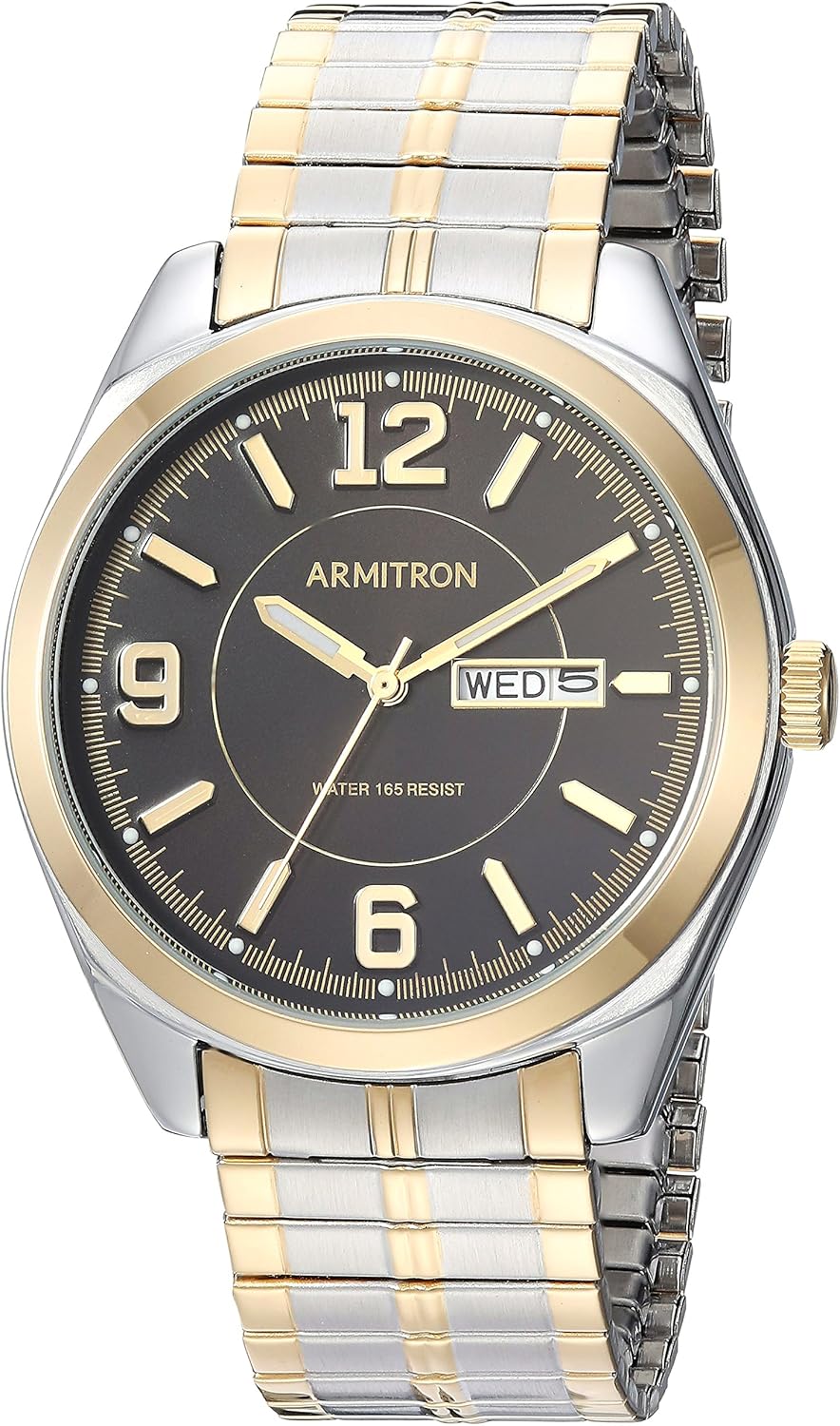 Armitron Men’s Day-Date Function Expansion Band Watch, 20-4591 Armitron Men’s Day-Date Function Expansion Band Watch, 20-4591