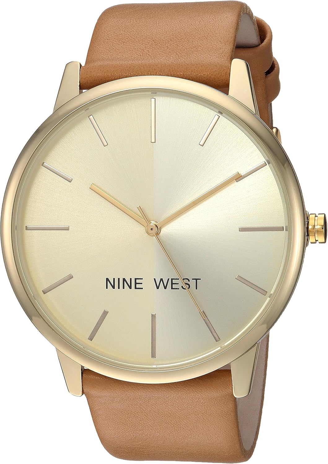 Nine West Women’s Gold-Tone Strap Watch Nine West Women’s Gold-Tone Strap Watch