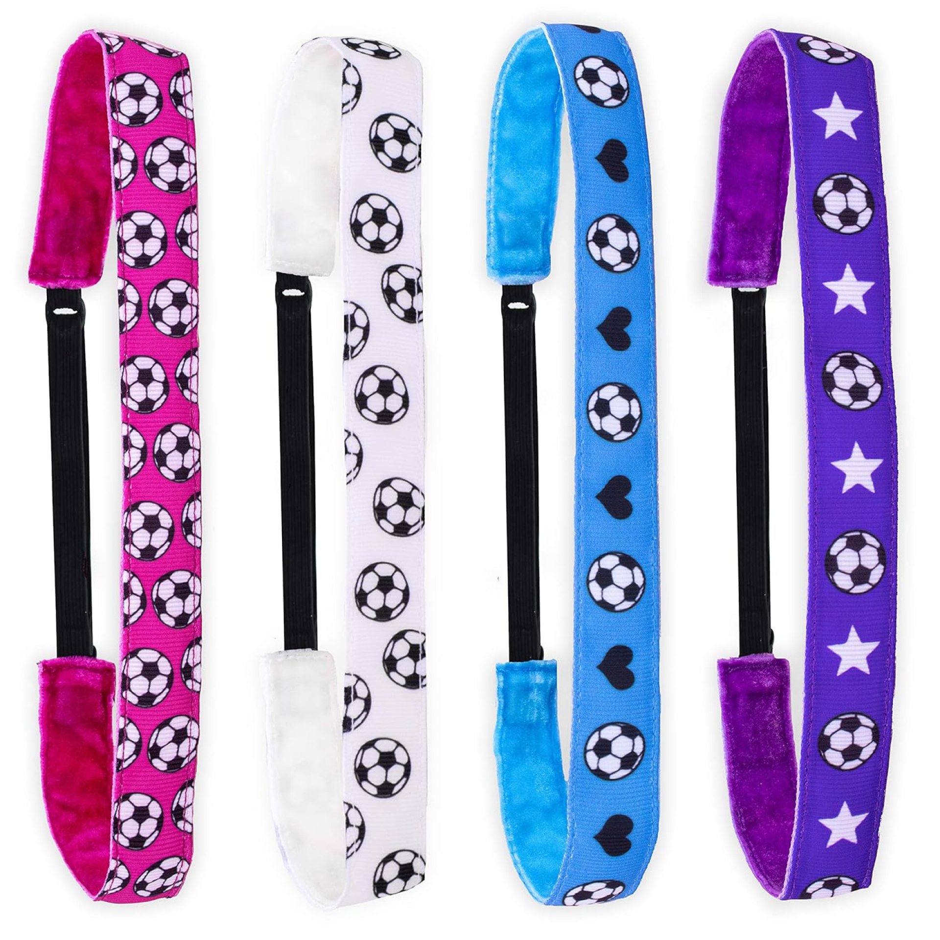 FROG SAC 4 Soccer Headbands for Girls – Adjustable No Slip Sport Head Bands for Kids, Thin Athletic Stretch Elastic Headband Set, Nonslip Fabric Youth Sports Hair Band Accessories FROG SAC 4 Soccer Headbands for Girls – Adjustable No Slip Sport Head Bands for Kids, Thin Athletic Stretch Elastic Headband Set, Nonslip Fabric Youth Sports Hair Band Accessories