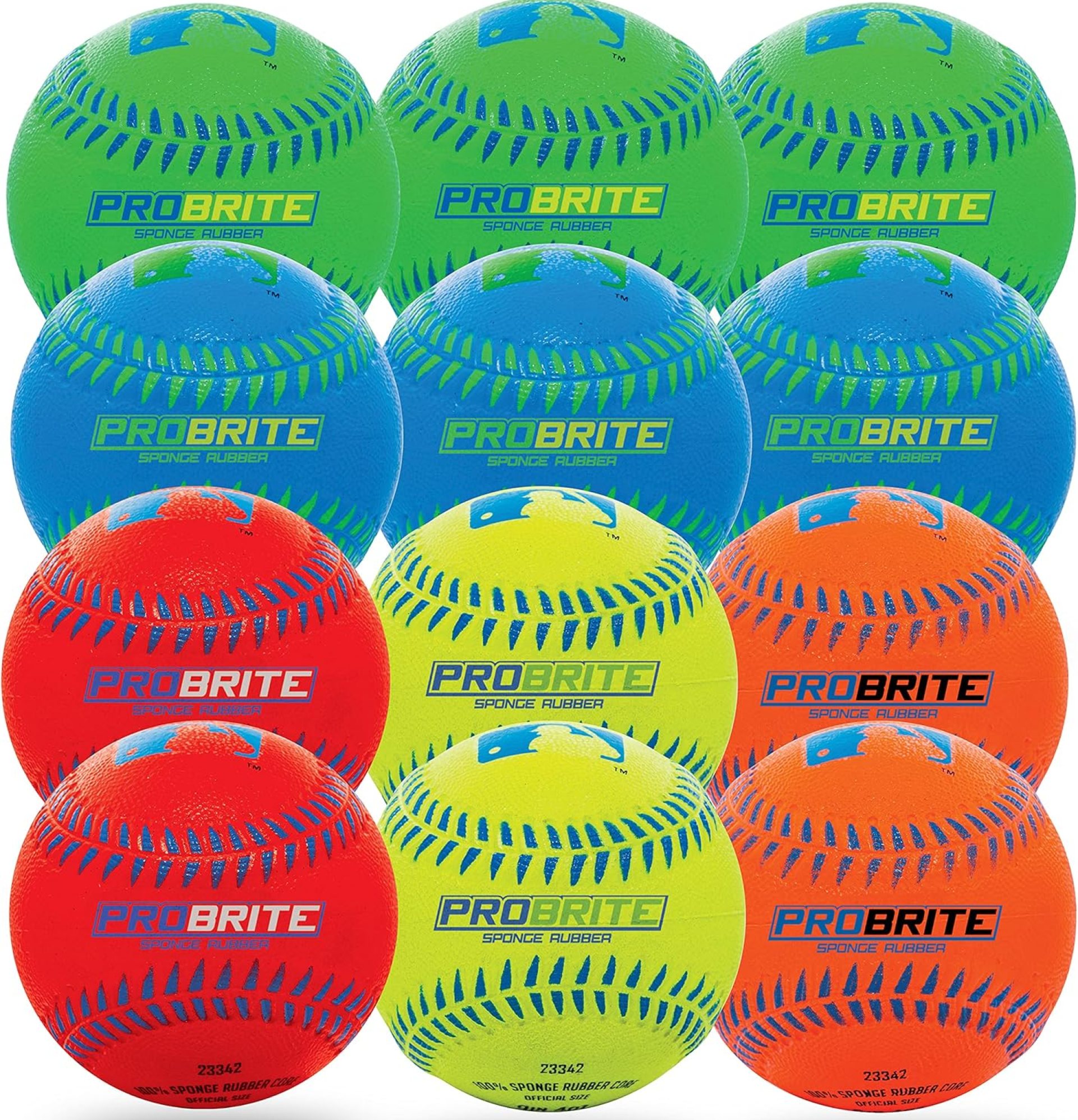 Franklin Sports – Pro Brite – Neon Rubber Teeball – MLB – Youth Tball – Baseball + Softball – Indoor & Outdoor Use Franklin Sports – Pro Brite – Neon Rubber Teeball – MLB – Youth Tball – Baseball + Softball – Indoor & Outdoor Use
