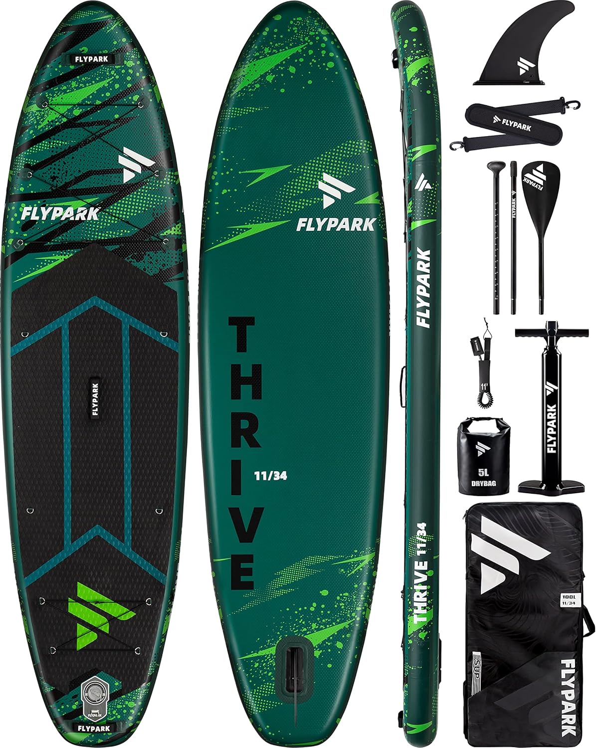 11’x34”x6”Inflatable Stand Up Paddle Boards, Extra Wide SUP Paddleboard Inflatable, Yoga Stand Up Paddle Board, 116L Backpack, 15 D-Rings, Shoulder Strap, Removeable Fins, 2-Action Pump 11’x34”x6”Inflatable Stand Up Paddle Boards, Extra Wide SUP Paddleboard Inflatable, Yoga Stand Up Paddle Board, 116L Backpack, 15 D-Rings, Shoulder Strap, Removeable Fins, 2-Action Pump