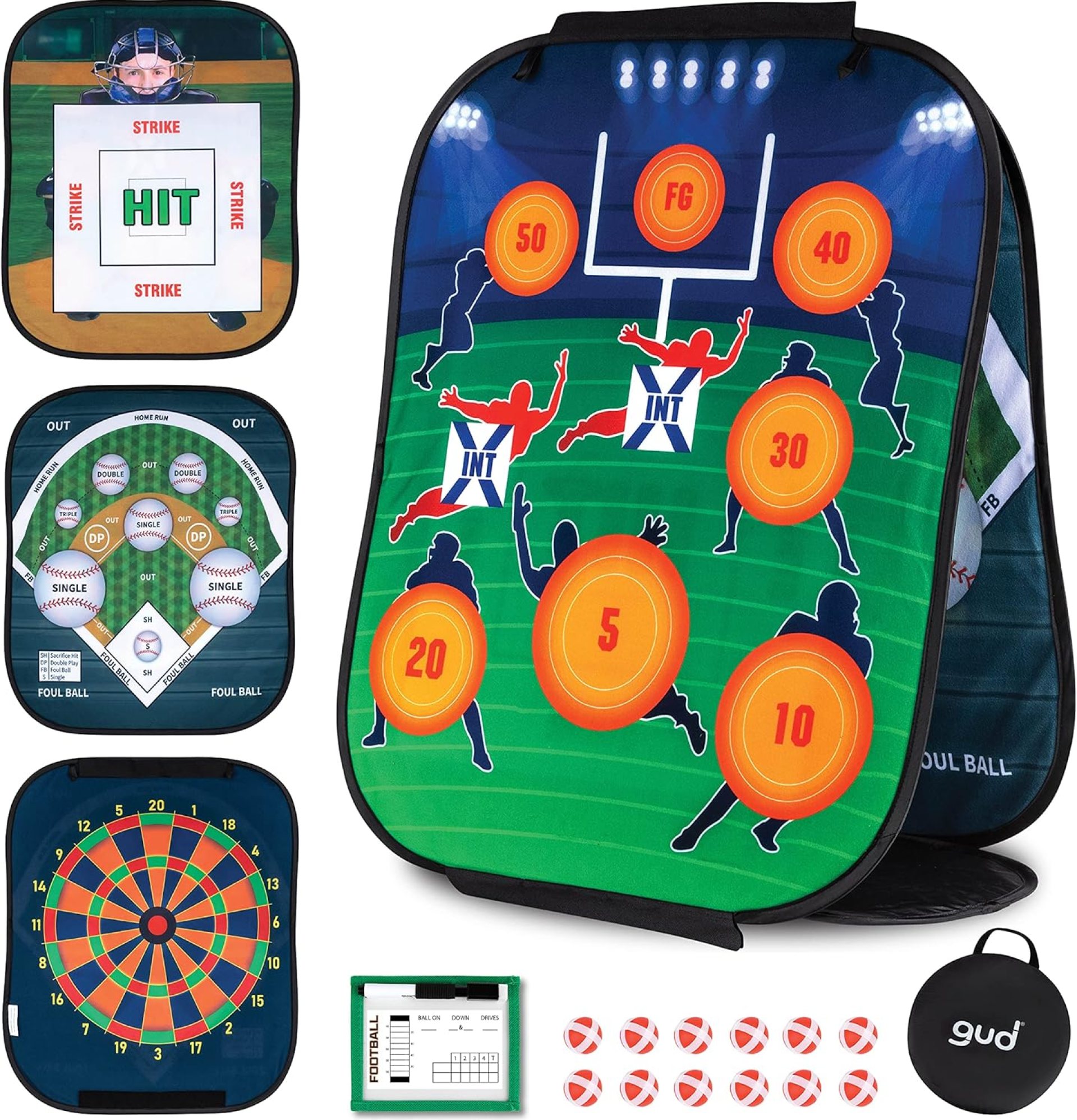 GUD Football, Baseball & Darts Sports Games Toy, Yard Lawn Outdoor & Indoor Birthday Gifts Target Football Toy, Kids Set, Toss Toys, Boys Gifts Year Old Ages GUD Football, Baseball & Darts Sports Games Toy, Yard Lawn Outdoor & Indoor Birthday Gifts Target Football Toy, Kids Set, Toss Toys, Boys Gifts Year Old Ages