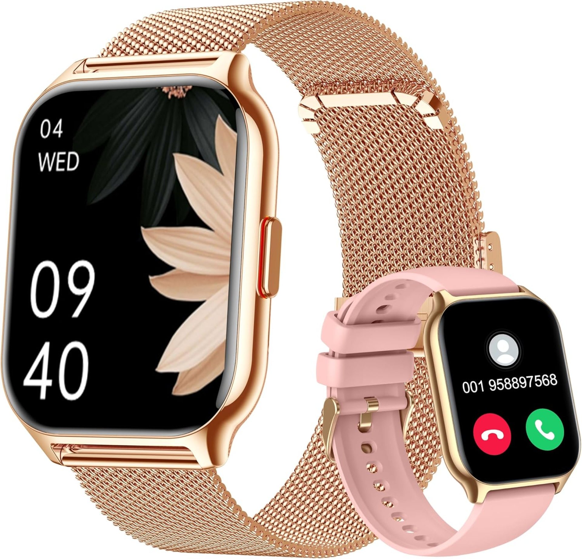 Smart Watch for Women Men(Dial/Answer Calls), 2.0″ Fitness Tracker Watch with Heart Rate/Blood Pressure/Blood Oxygen Monitor for Android iOS Smart Watch for Women Men(Dial/Answer Calls), 2.0″ Fitness Tracker Watch with Heart Rate/Blood Pressure/Blood Oxygen Monitor for Android iOS