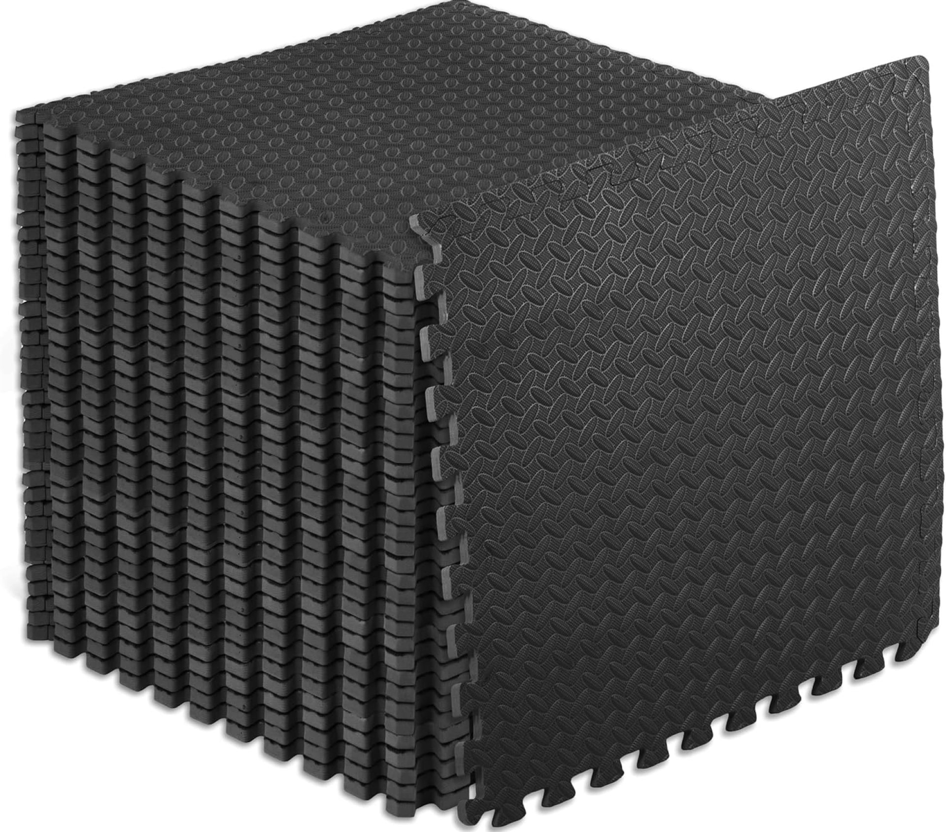 ProsourceFit Puzzle Exercise Mat ½ in, EVA Interlocking Foam Floor Tiles for Home Gym, Mat for Home Workout Equipment, Floor Padding for Kids, Brown, 24 in x 24 in x ½ in, 24 Sq Ft – 6 Tiles ProsourceFit Puzzle Exercise Mat ½ in, EVA Interlocking Foam Floor Tiles for Home Gym, Mat for Home Workout Equipment, Floor Padding for Kids, Brown, 24 in x 24 in x ½ in, 24 Sq Ft – 6 Tiles