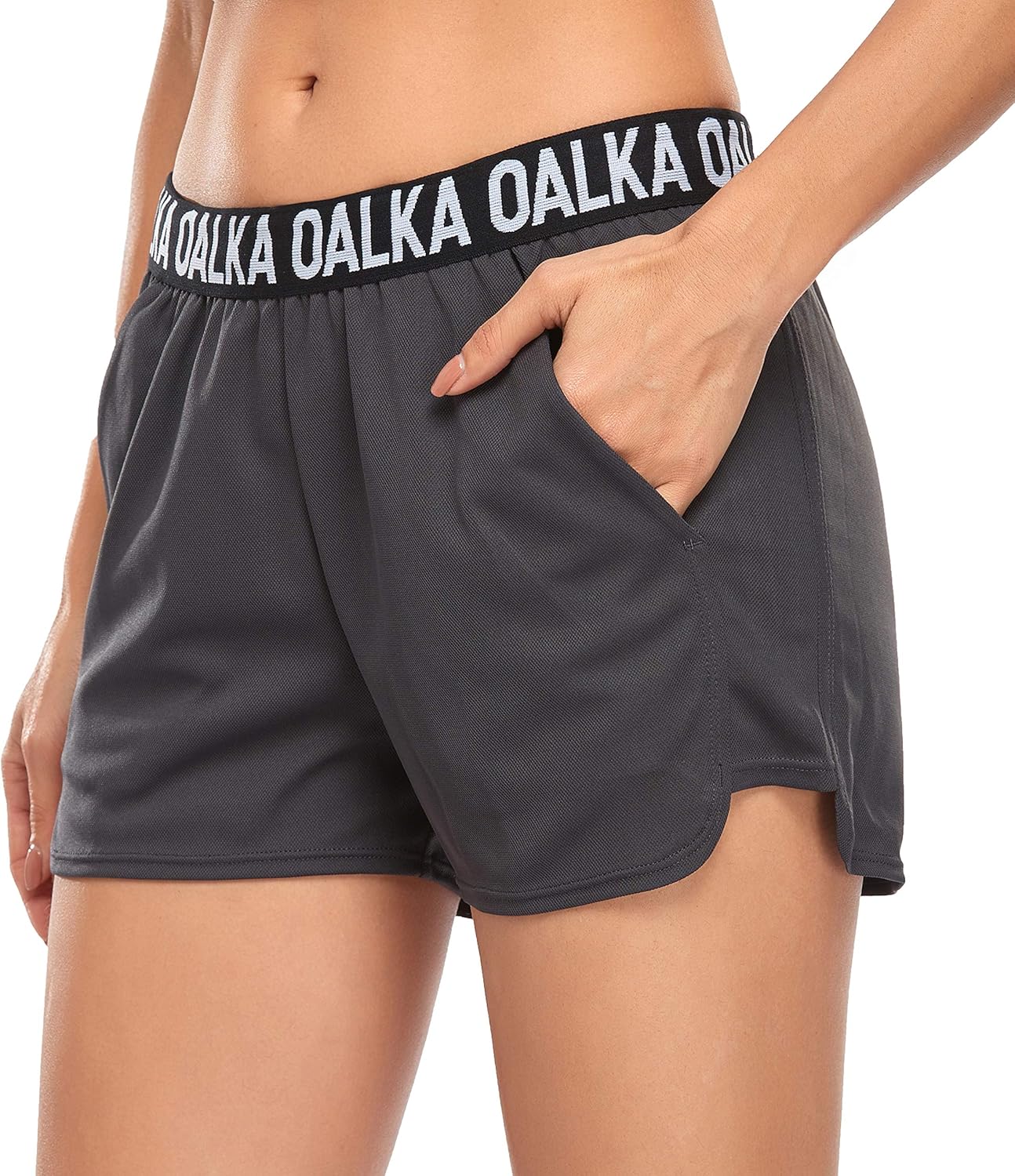 Oalka Women’s Running Shorts Out Side Pockets Sports Athletic Workout Fittness Lightweight Gym Shorts Oalka Women’s Running Shorts Out Side Pockets Sports Athletic Workout Fittness Lightweight Gym Shorts