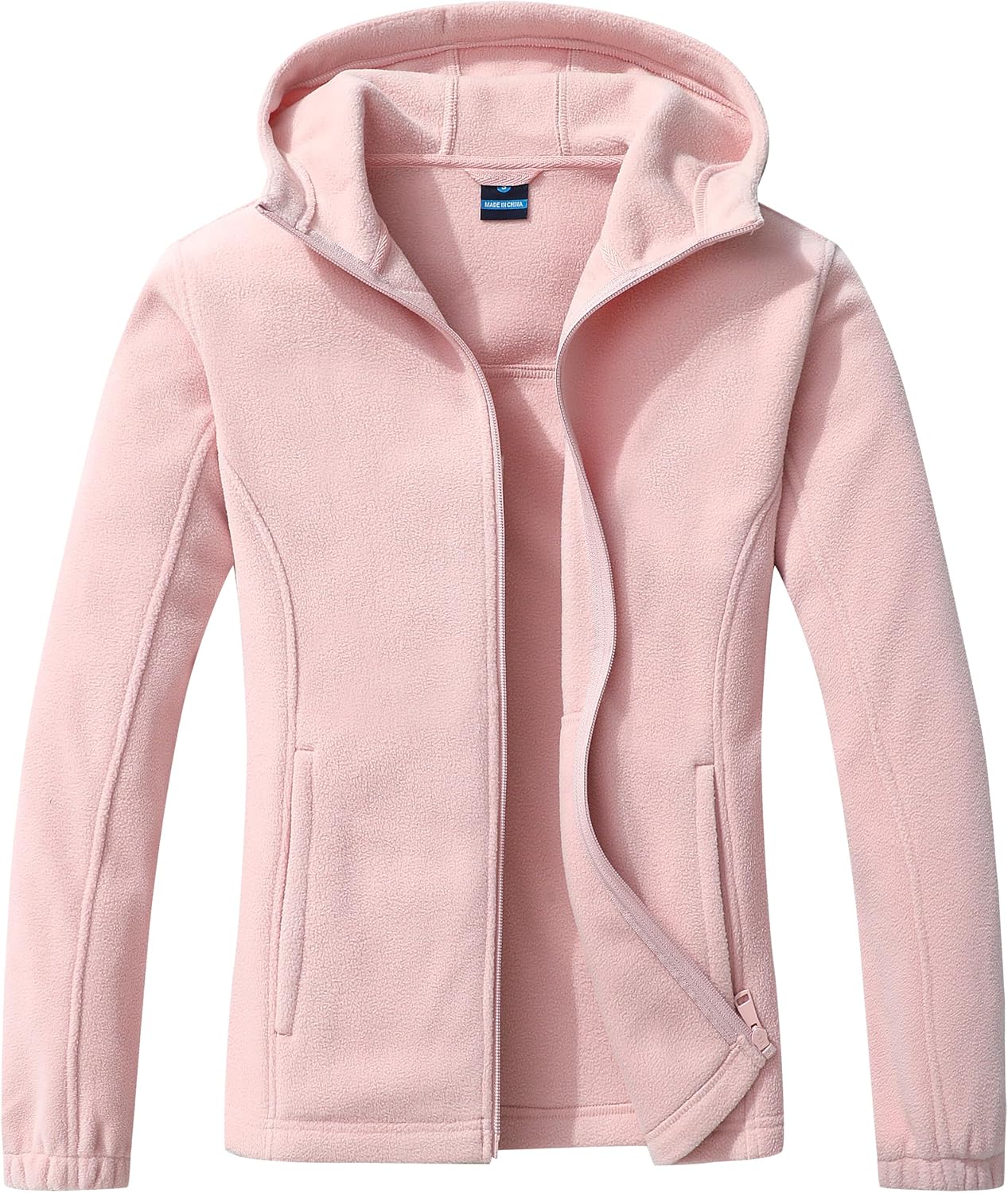 GIMECEN Women’s Soft Polar Fleece Jacket Full Zip Hoodies Long Sleeve Sweatshirts Casual Hooded Outerwear GIMECEN Women’s Soft Polar Fleece Jacket Full Zip Hoodies Long Sleeve Sweatshirts Casual Hooded Outerwear