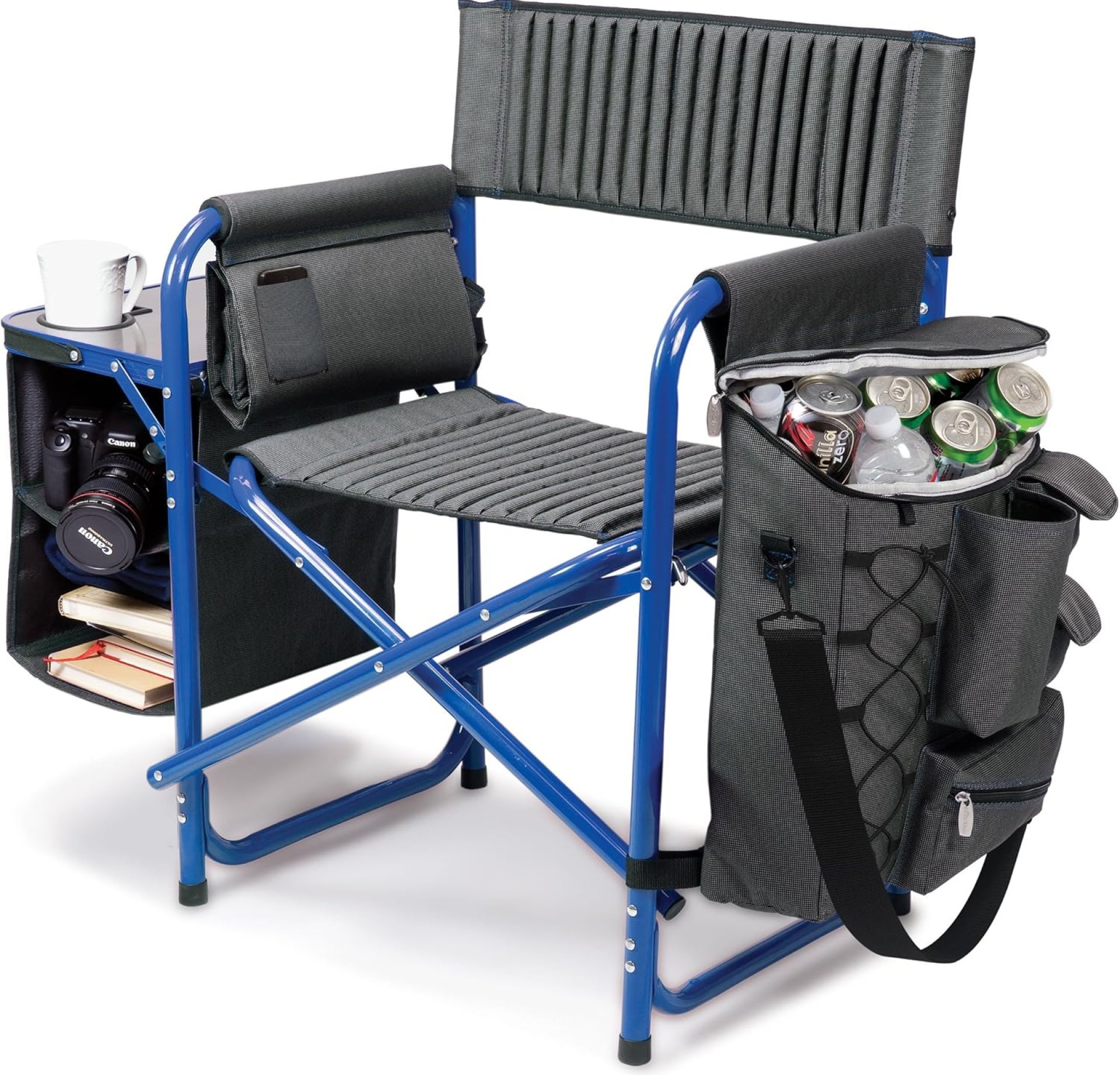 PICNIC TIME Fusion Camping Chair with Side Table and Soft Cooler, Beach Chair for Adults, Lawn Chair PICNIC TIME Fusion Camping Chair with Side Table and Soft Cooler, Beach Chair for Adults, Lawn Chair
