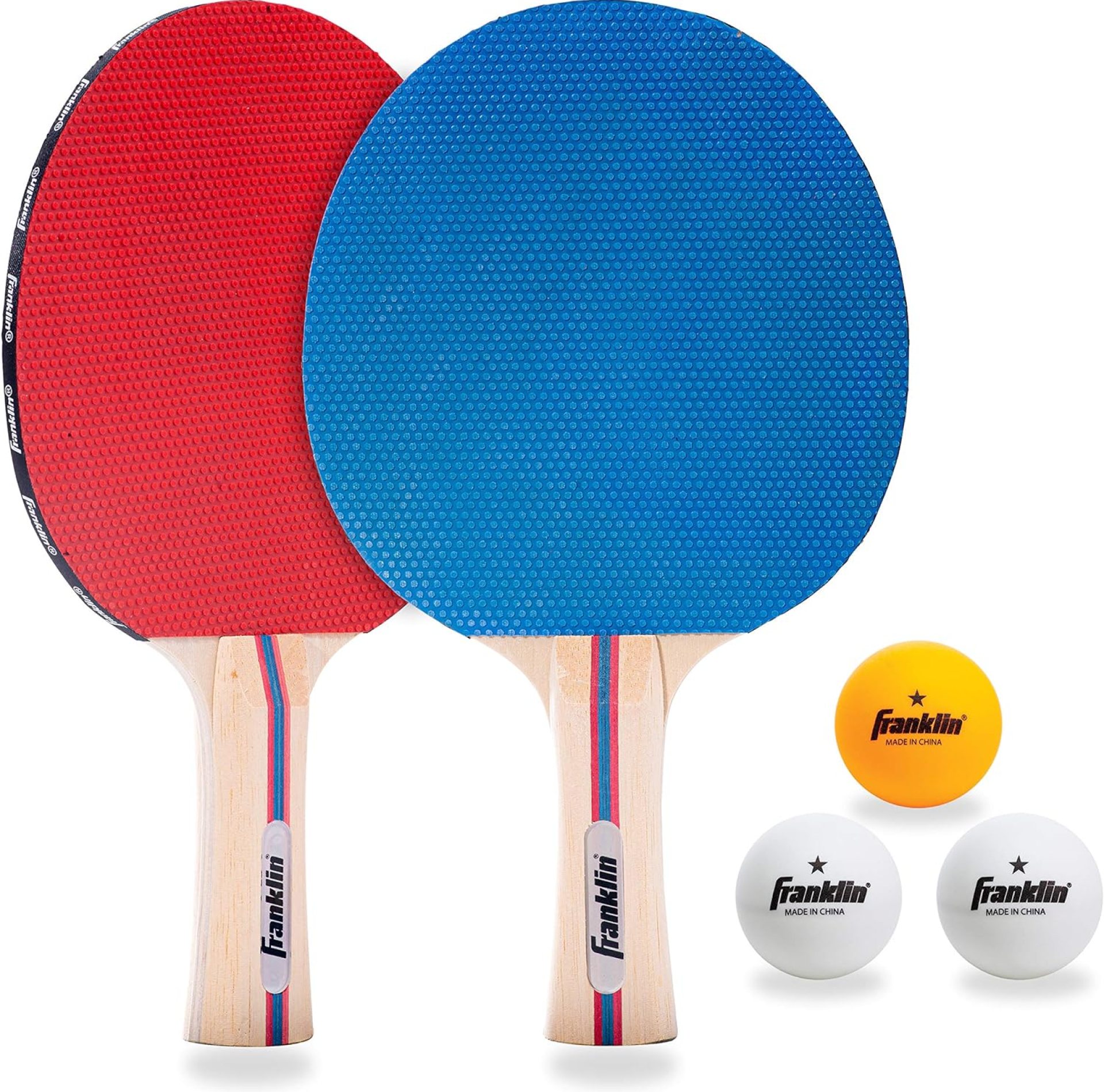 Franklin Sports Ping Pong Paddle Set with Balls – 2 Player & 4 Player Table Tennis Paddle Kit – Full Ping Pong Starter Kit Franklin Sports Ping Pong Paddle Set with Balls – 2 Player & 4 Player Table Tennis Paddle Kit – Full Ping Pong Starter Kit