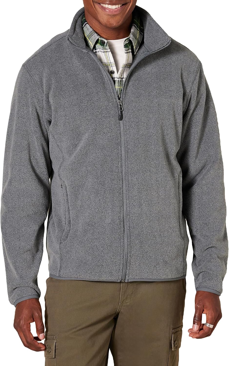 Amazon Essentials Men’s Full-Zip Fleece Jacket (Available in Big & Tall) Amazon Essentials Men’s Full-Zip Fleece Jacket (Available in Big & Tall)