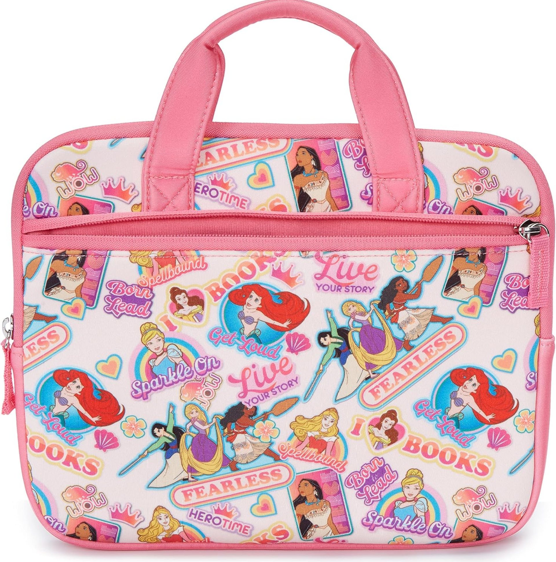 Disney Princesses Zipper Sleeve for all versions of Fire Kids and Kids Pro 7″ or 8″ Tablets Disney Princesses Zipper Sleeve for all versions of Fire Kids and Kids Pro 7″ or 8″ Tablets