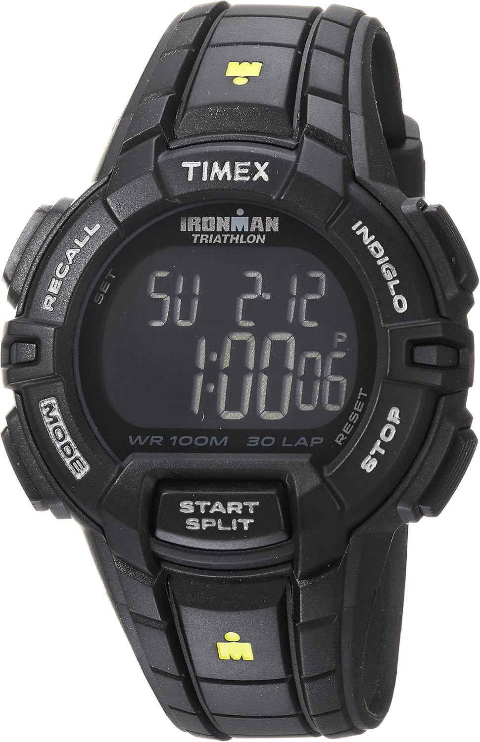 Timex Men’s Ironman Triathlon Rugged 30 44mm Resin Strap Watch Timex Men’s Ironman Triathlon Rugged 30 44mm Resin Strap Watch