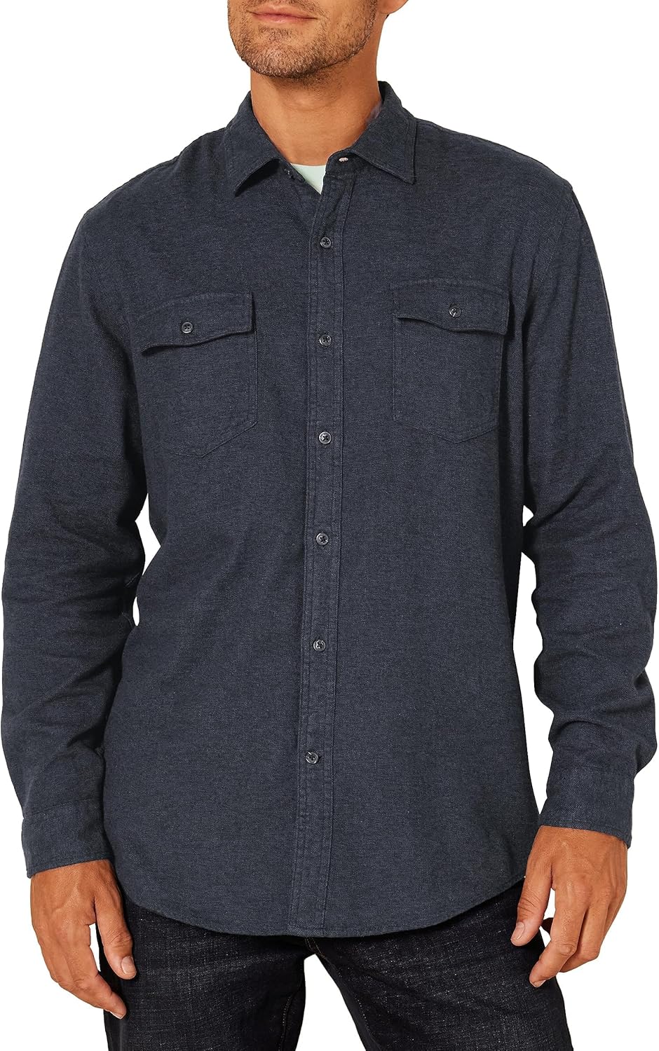 Amazon Essentials Men’s Long-Sleeve Flannel Shirt, Regular-Fit, Two Pockets Amazon Essentials Men’s Long-Sleeve Flannel Shirt, Regular-Fit, Two Pockets