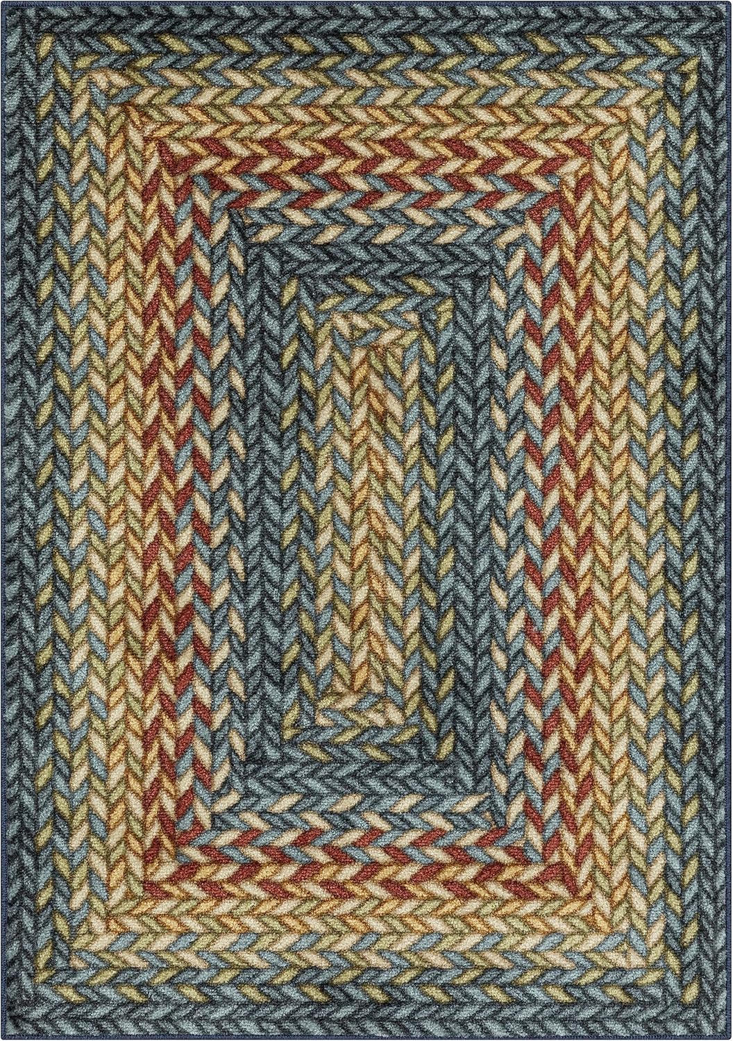 Maples Rugs Marion Bohemian Braided Area Rug – Made in USA – Washable, Non Slip Indoor Carpet for Entryway, Foyer, Kitchen, and Bathroom, 2’6 x 3’10, Multi-Color Maples Rugs Marion Bohemian Braided Area Rug – Made in USA – Washable, Non Slip Indoor Carpet for Entryway, Foyer, Kitchen, and Bathroom, 2’6 x 3’10, Multi-Color