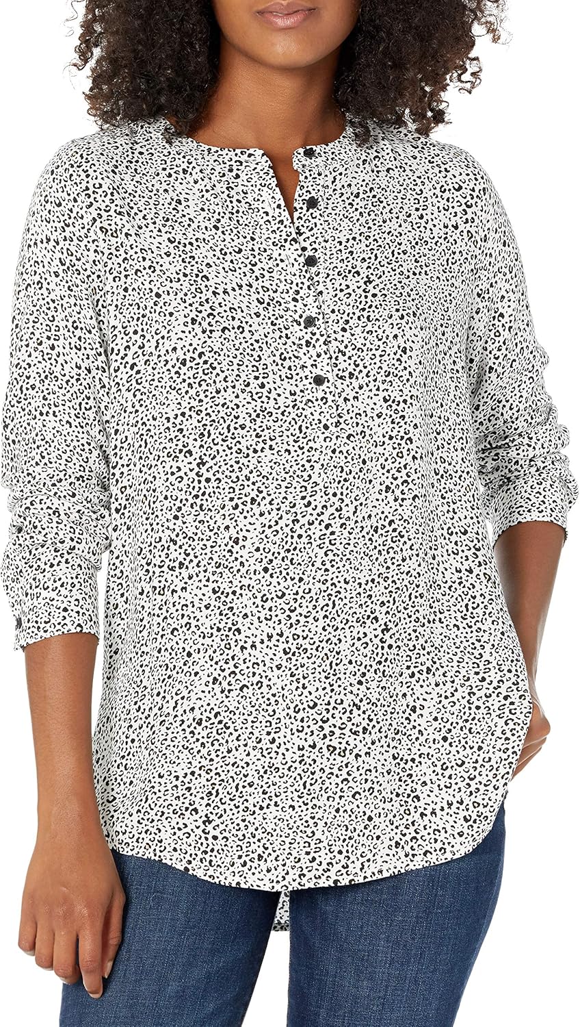 Amazon Essentials Women’s Long-Sleeve Woven Blouse Amazon Essentials Women’s Long-Sleeve Woven Blouse