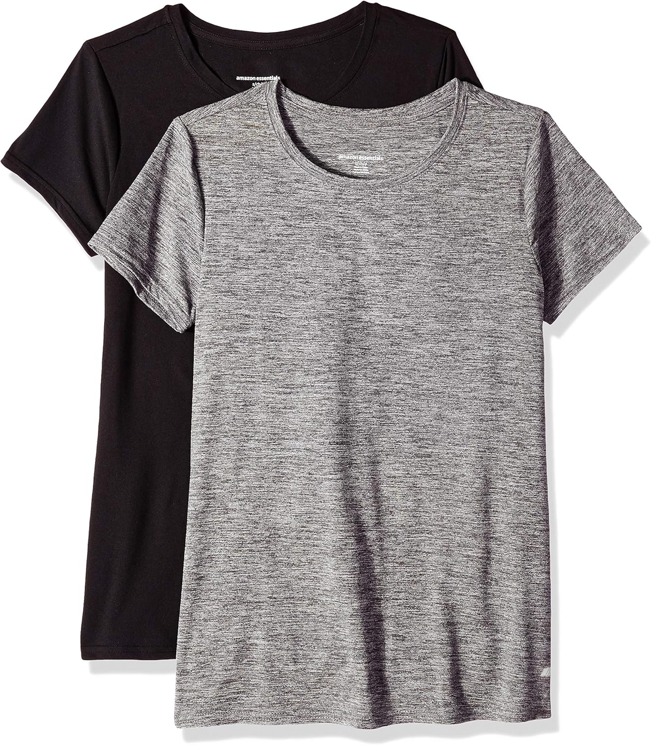 Amazon Essentials Women’s Tech Stretch Short-Sleeve Crewneck T-Shirt (Available in Plus Size), Multipacks Amazon Essentials Women’s Tech Stretch Short-Sleeve Crewneck T-Shirt (Available in Plus Size), Multipacks