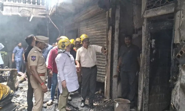 Hyderabad wakes up to major fire tragedy Hyderabad wakes up to major fire tragedy