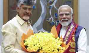 Naidu thanks PM Modi for approval to Tirupati railway line project Naidu thanks PM Modi for approval to Tirupati railway line project