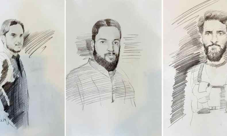 Sketches of three suspected terrorists involved in Pahalgam attack released Sketches of three suspected terrorists involved in Pahalgam attack released