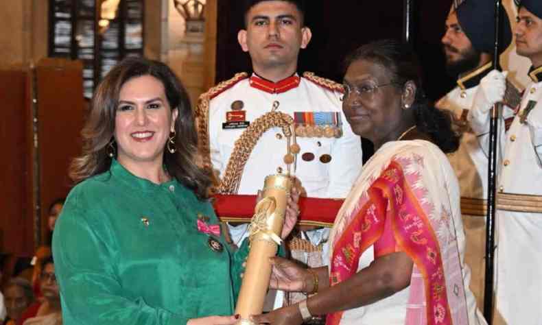 Kuwait’s Shaikha Al Sabah receives Padma Shri award Kuwait’s Shaikha Al Sabah receives Padma Shri award