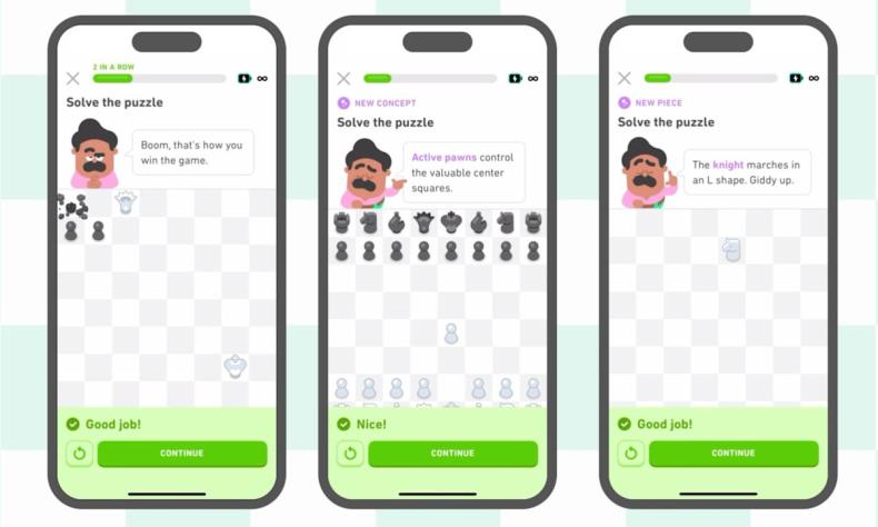 Duolingo will soon start offering chess lessons Duolingo will soon start offering chess lessons