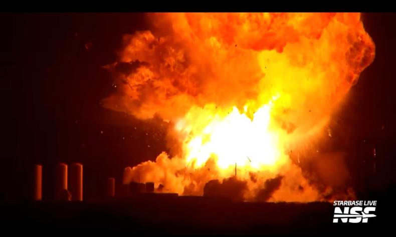 SpaceX’s Starship explodes on the ground during a routine test SpaceX’s Starship explodes on the ground during a routine test