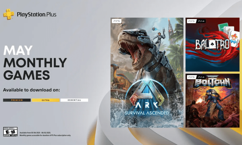 PlayStation Plus monthly games for May include Balatro and Ark: Survival Ascended PlayStation Plus monthly games for May include Balatro and Ark: Survival Ascended
