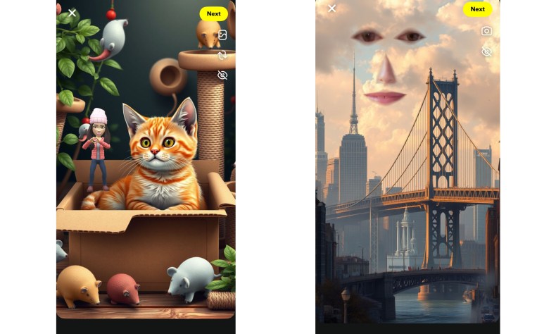 Snapchat now has a standalone app for making gen AI augmented reality effects Snapchat now has a standalone app for making gen AI augmented reality effects