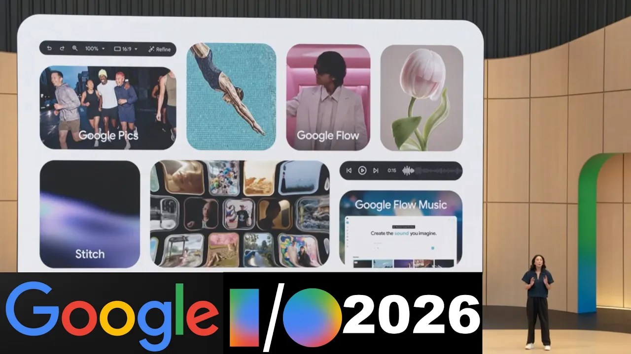 Google Unveils Pix, Stitch, and Major Flow AI Updates at Google I/O 2026 Google Unveils Pix, Stitch, and Major Flow AI Updates at Google I/O 2026