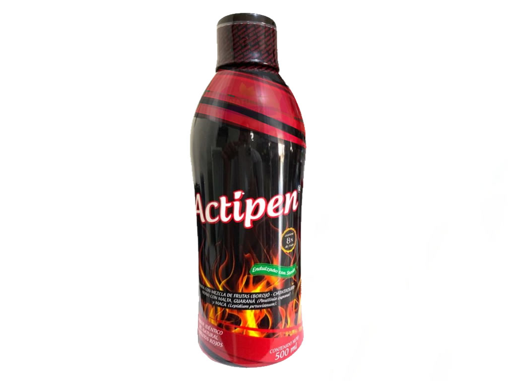 Actipen Bebida Con Mezcla De Frutas Borojo-Chontaduro-Noni Con Malta-Guaraná Actipen Bebida Con Mezcla De Frutas Borojo-Chontaduro-Noni Con Malta-Guaraná