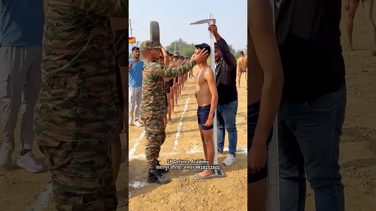 Hight measurement #shorts #army #trending Hight measurement #shorts #army #trending