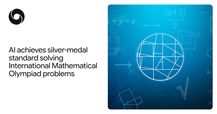 AI achieves a silver medal by solving the problems of the International Mathematical Olympiad AI achieves a silver medal by solving the problems of the International Mathematical Olympiad