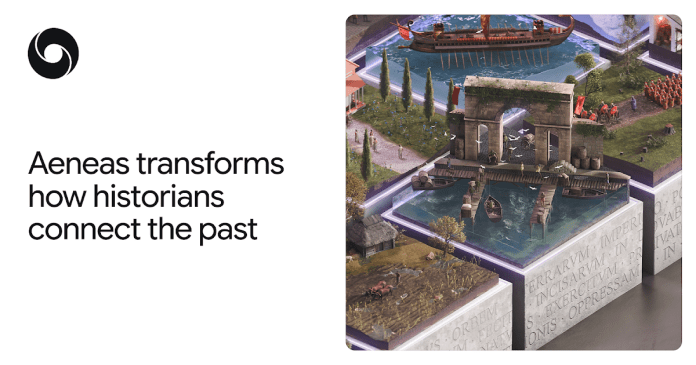 Aeneas changes the way historians connect the past Aeneas changes the way historians connect the past