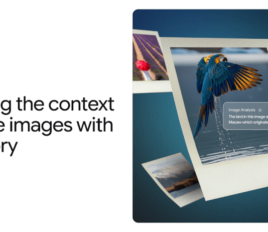 Discovering the context of online images with Backstory