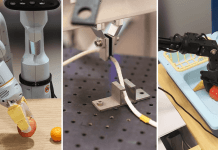 Scaling of learning in many different types of robots