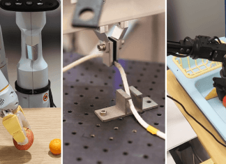 Scaling of learning in many different types of robots