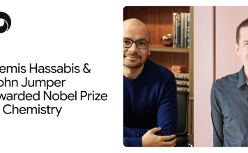 Demis Hassabis and John Jumper received the Nobel Prize in Chemistry