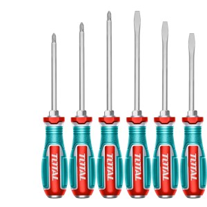 Total Tools – Go-Through Screwdriver Set – 6-Piece Total Tools – Go-Through Screwdriver Set – 6-Piece