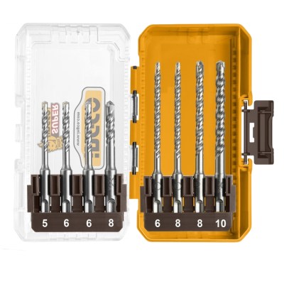 Ingco – SDS Plus Hammer Drill Bit Set – 8 Piece Ingco – SDS Plus Hammer Drill Bit Set – 8 Piece