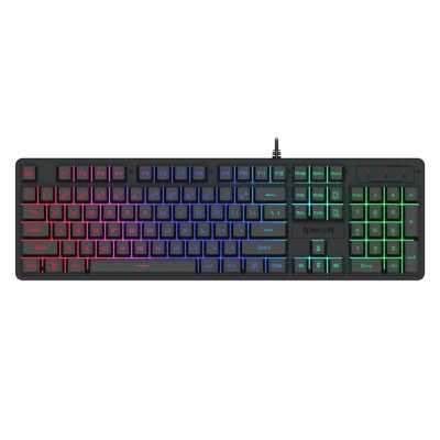 Redragon K521 Upgrade Rainbow LED 104-Key Membrane Gaming Keyboard Redragon K521 Upgrade Rainbow LED 104-Key Membrane Gaming Keyboard