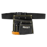 Tork Craft – Genuine Black Leather 5 Pocket Tool Belt Tork Craft – Genuine Black Leather 5 Pocket Tool Belt