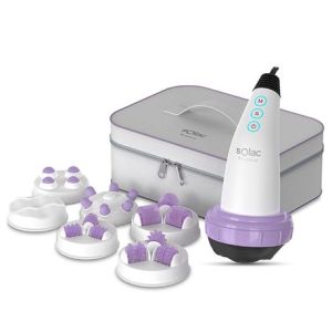 Solac Massager With Heating Includes 6 Heads White 5 Massaging Mode Solac Massager With Heating Includes 6 Heads White 5 Massaging Mode