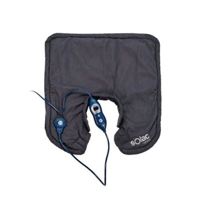 Solac Heating Pad For Neck and Shoulder Cotton Grey 6Heat Settings 100W Solac Heating Pad For Neck and Shoulder Cotton Grey 6Heat Settings 100W