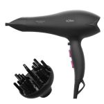 Solac Hair Dryer AC Motor Plastic Black 3 Heat Settings 2400W Solac Hair Dryer AC Motor Plastic Black 3 Heat Settings 2400W