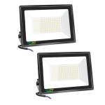 Solar First – LED Flood Light (100W) – Electric (Non-Solar) – Pack of 2 Solar First – LED Flood Light (100W) – Electric (Non-Solar) – Pack of 2